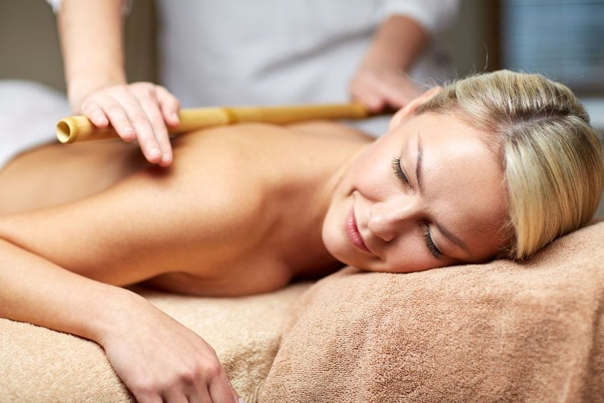 warm bamboo massage